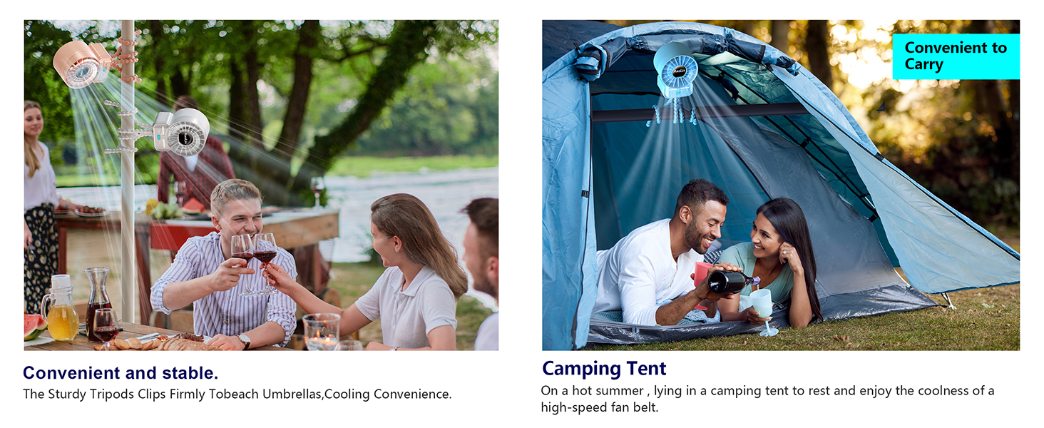 Mini Portable Stroller Fan