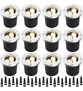 3W Led Low Voltage Landscape Lighting with Wire Connectors,Led Well Lights,12V In Ground Lights a...