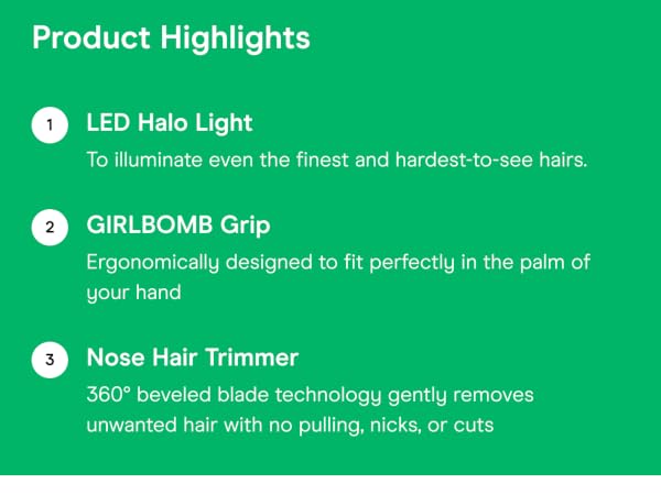 Product highlights