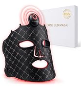 VRAIKO Red Light Therapy Mask for Face, Cordless LED Face Mask | Soft Silicone Design, 7 Modes, R...