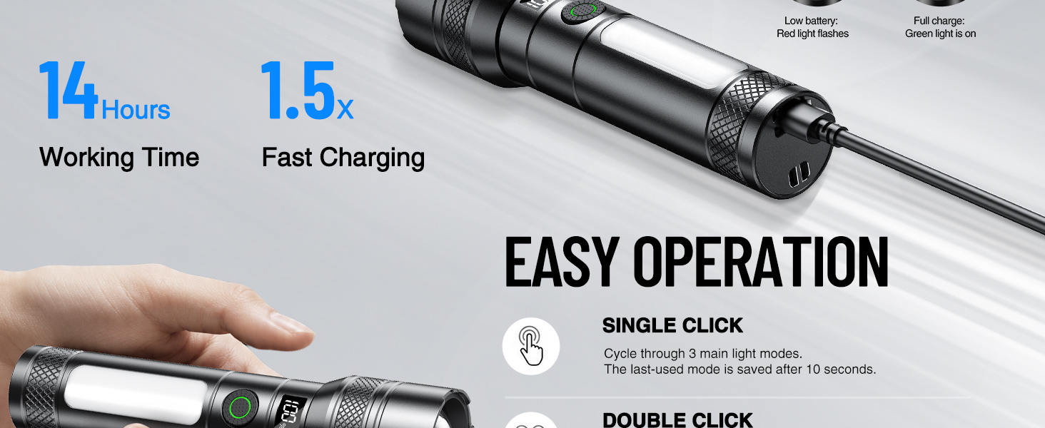 rechargeable flashlight