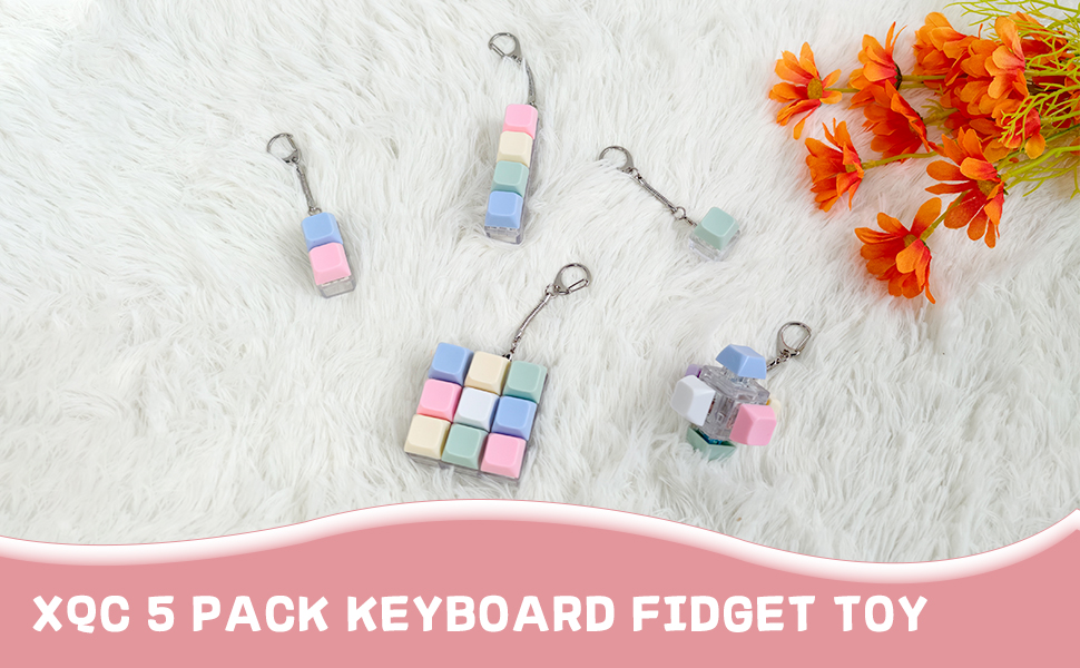 5 Pack Keyboard Fidget Toy
