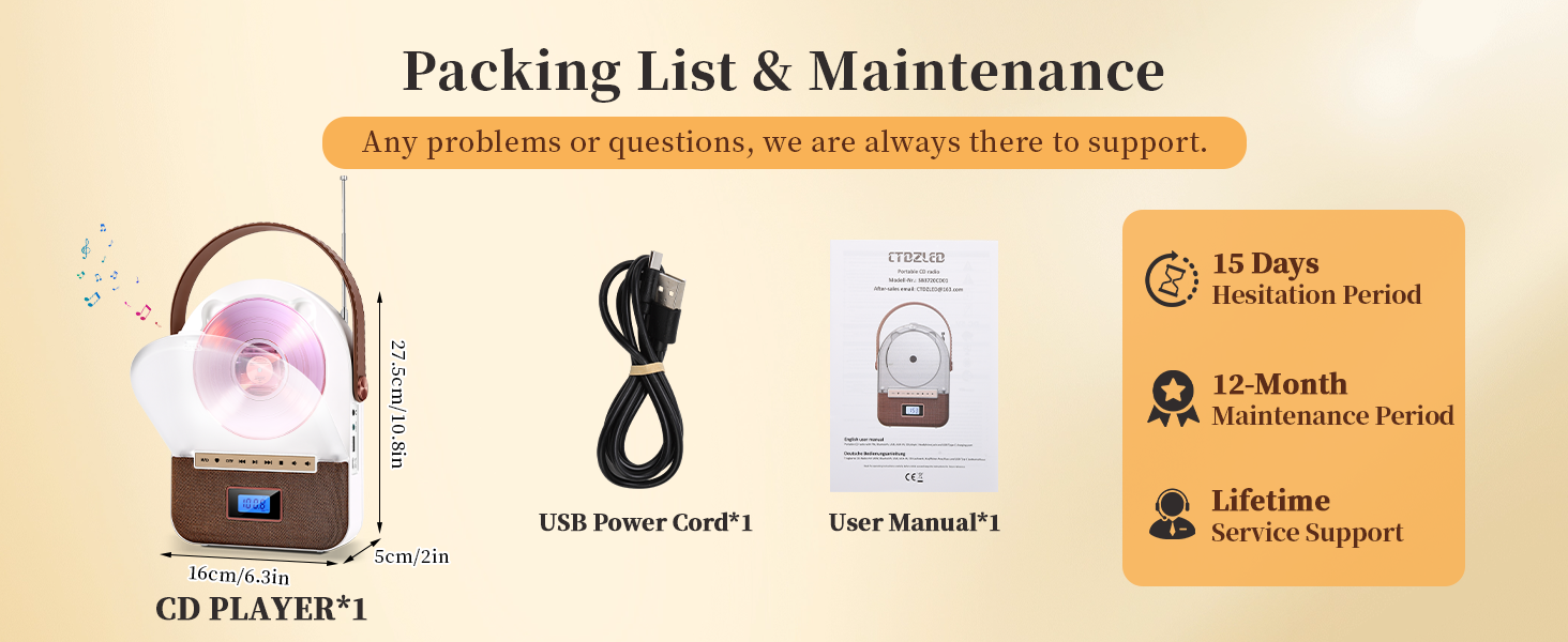 Packing List &amp;amp; Maintenance