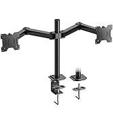 HUANUO Dual Monitor Mount for 2 Monitors up to 30 inches, Heavy Duty Dual Monitor Stand Holds up ...