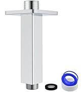 Nuodan Ceiling Mounted Shower Arm with Flange, Universal Connection 1/2 NPT Straight, Made of Thi...