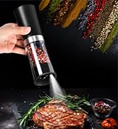 Electric Salt and Pepper Grinder Set
