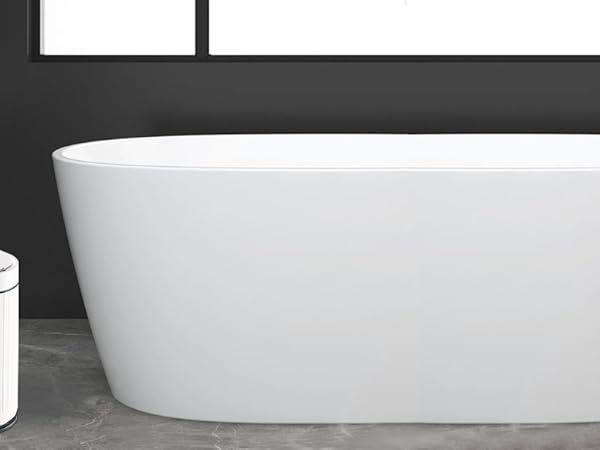 bathroom trash can with lid