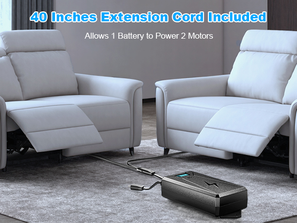 recliner battery pack rechargeable