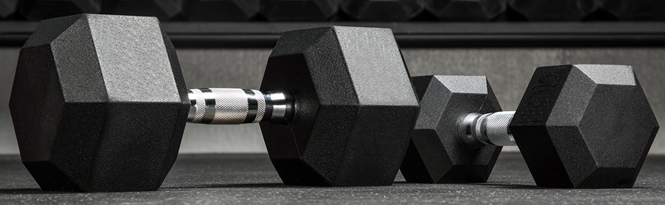 Hex dumbbell set 5 - 50lb