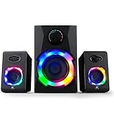 OROW Computer Speakers,40W PC Speakers with Subwoofer,Gaming Speakers with Bass,AC Powered,Suppor...