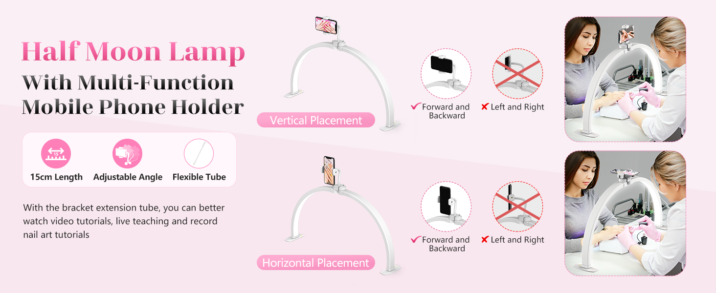 half moon nail lamp