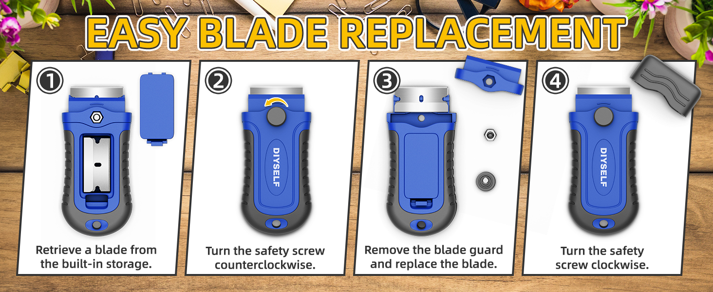 razor blade scraper tool