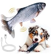 Mity rain Interactive Dog Toys Fish | Keeps Small, Medium &amp; Large Dogs Busy Indoors &amp; Outdoors - ...