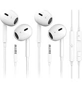 Mutsrd 2 Pack Wired iPhone Earbuds/iPhone Headphones/Earphones with 3.5mm Wired [MFi Certified] w...