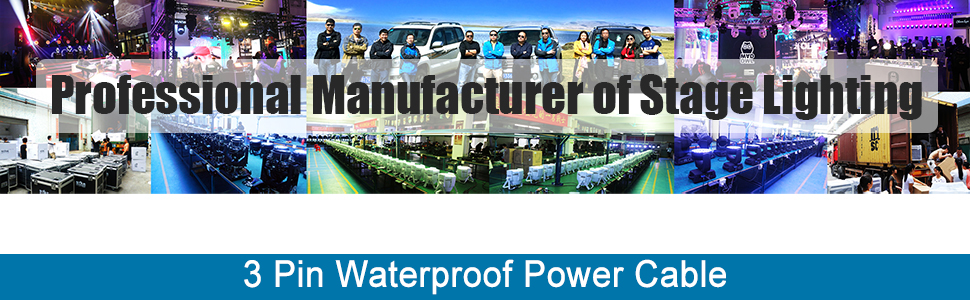 3 Pin Waterproof Power Cable