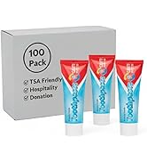 100 Pack 3 oz Toothpaste Travel Size Peppermint - Hospitality, Hotel, Donation, Charity, Homeless...