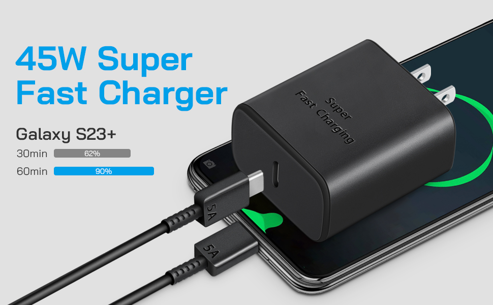 45 Watt Super Fast Charging
