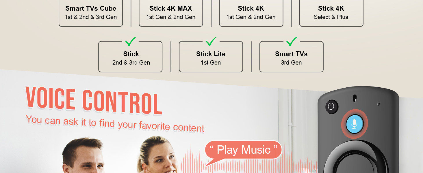 replacement voice remote