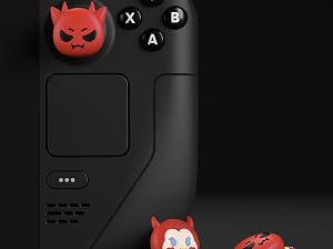 Thumb Grip Caps for Steam Deck LCD, Silicone Thumbsticks Grips Joystick Caps for Steam Deck OLED