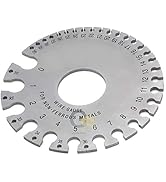 Dual-Sided Non-Ferrous Wire Gauge, 0-36 American Standard (AWG) and SAE G.S-WG-001 by G.S Online ...