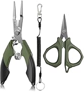 pullther fishing Fishing Tools Kit, Fishing Pliers,Fishing Scissors, Fishing Line Cutter for Brai...