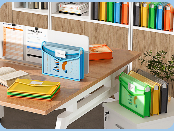 ThinkTex Plastic Expanding File Folder