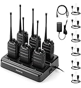 Radioddity GA-2S Long Range Walkie Talkies for Adults UHF Two Way Radio Rechargeable with Micro U...