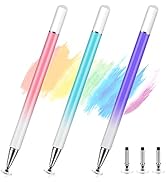 Stylus Pens for Touch Screens, 3 Pack Disc Universal Stylus Pen for iPad pro/Mini/Air/iPhone/Andr...