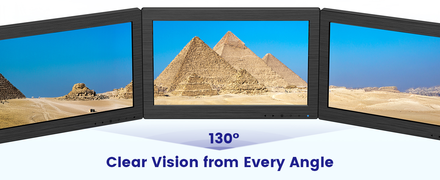 Eyoyo EM116DF 12 Small Monitor Mini LED Screen 1366x768 HD Resolution Video Monitors