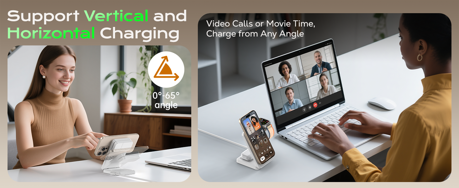 foldable wireless charger for iphone