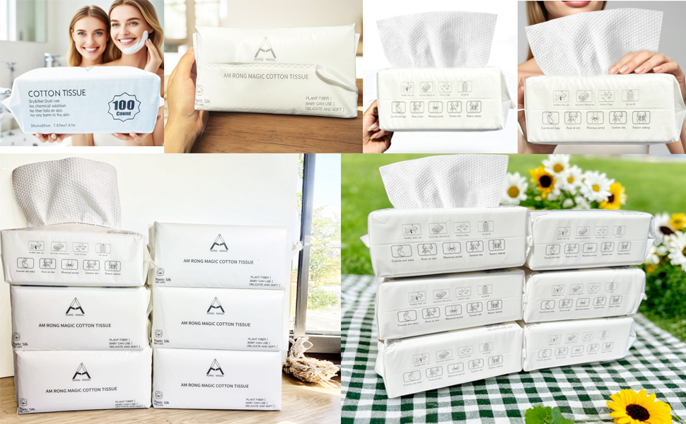 Make-up Wipes,Face Wipes,Facial Cleansing Wipes,Makeup Removing Wipes,Cotton Face Tissues