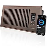 AC Infinity AIRTAP T4 Bronze, Register Booster Fan for 4” x 10” Register Holes, Improves Heating ...