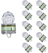 LED Fishing Light Underwater Deep Drop Lights Waterproof Diamond Tubular Underwater Fishing Lure ...