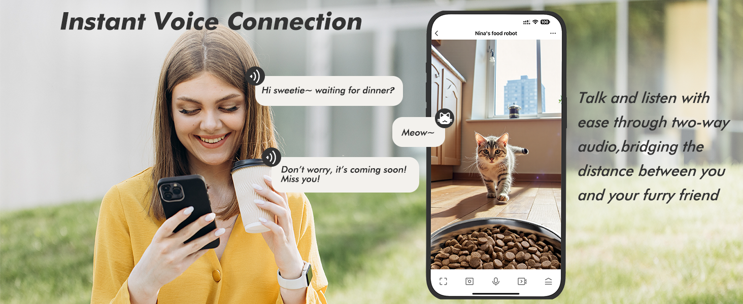 automatic cat feeder cat food dispenser pet feeder