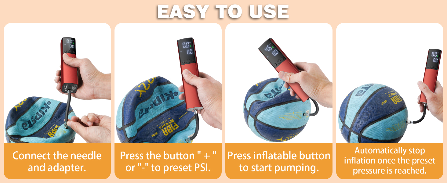 Basketball pump