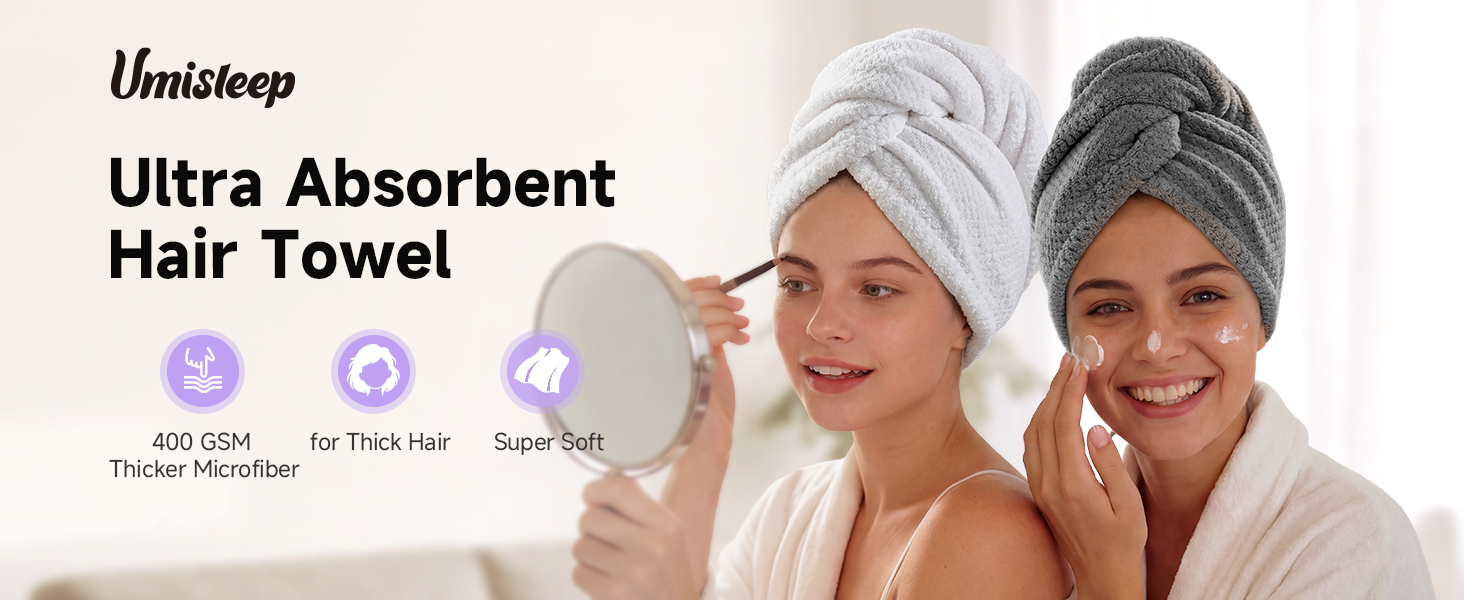 microfiber hair towel