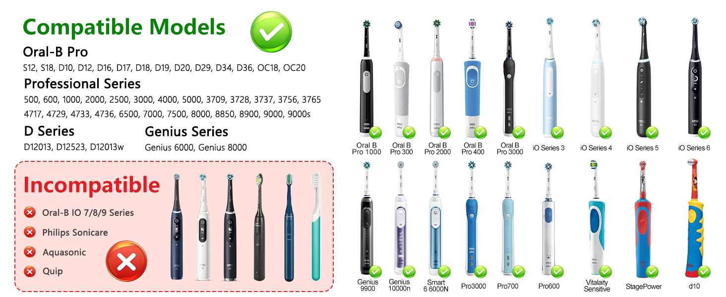 Compatible with Oral-B model