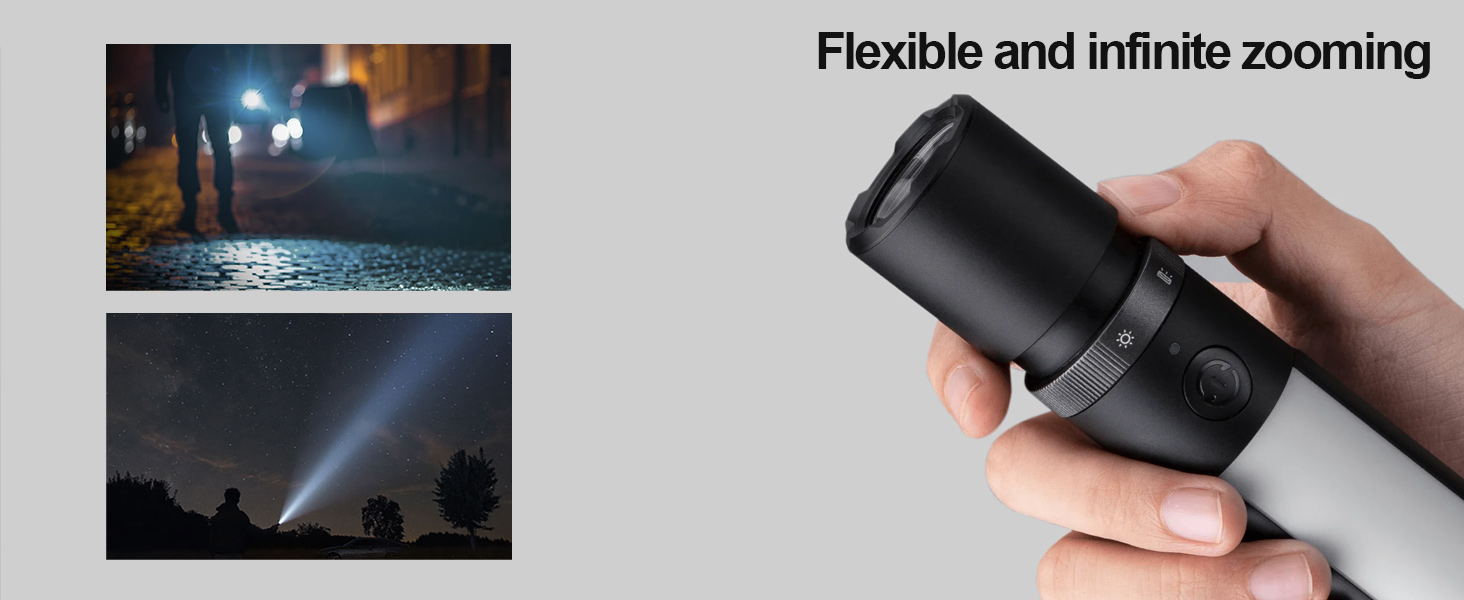rechargeable camping light small bright flashlight flashlight for walking at night flashlight small