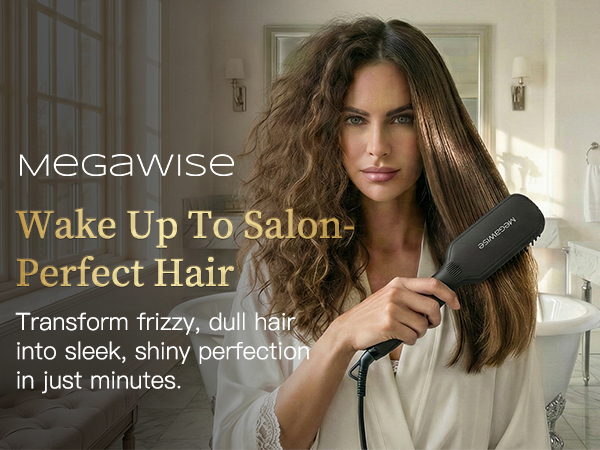 Hair Straightener Ceramic Brush