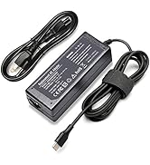 65W 45W USB-C Charger for Lenovo ThinkPad T480 T480s T490s T580 T580s T590 E480 E580 E585 Chromeb...