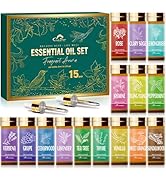 Essential Oil Set, 15 Pcs Fragrance Aromatherapy Oils for Skin, Diffusers, Home Care, Humidifier ...