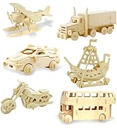 Georgie Porgy 3D Wooden Puzzles for Kids Toys Construction Woodcraft Kits DIY Model Puzzle Kits B...
