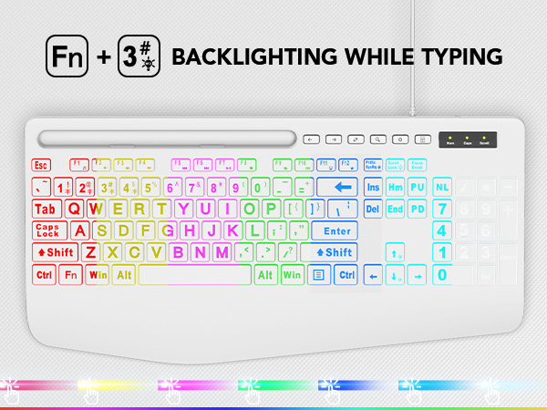 lighted keyboard for pc