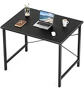 Sweetcrispy Small Computer Desk,31 Inch Office Writing Work Desk with Metal Frame Wooden Tabletop...