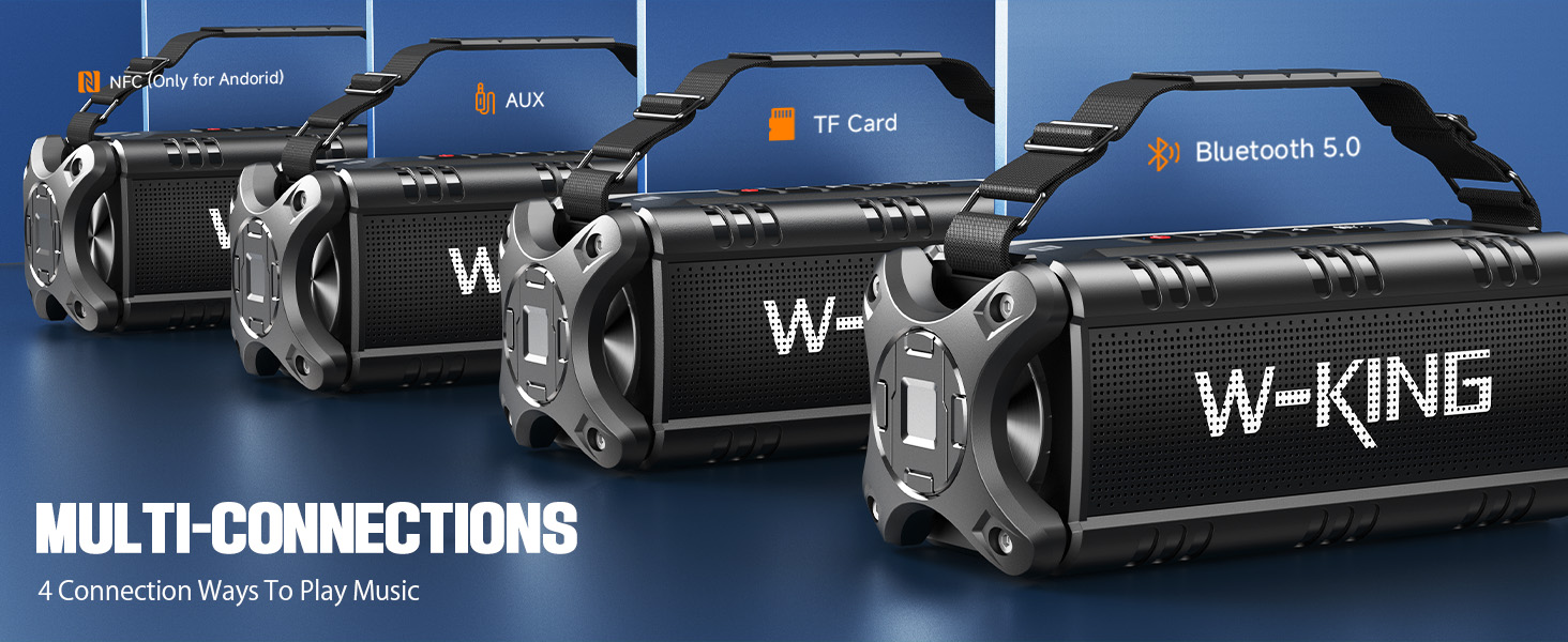 bluetooth speaker wireless loudest speakers portable speaker outdoor large waterproof speaker bass