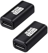 Duttek 80Gbps USB C Female to Female Adapter (240W Fast Charging and 8K@60Hz Video) USB C Coupler...
