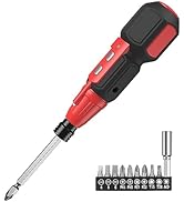 LOFICOPER Cordless Electric Screwdriver Kit, Rechargeable Electric Screwdriver, Mini Power Screwd...