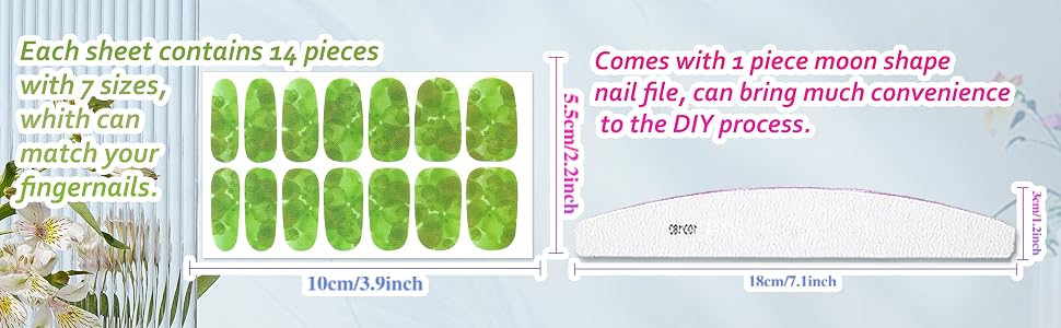 Marble Nail Polish Strips Stickers