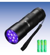 UV Flashlight Black Light–Small Portable Mini