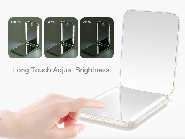compact mirror with magnification